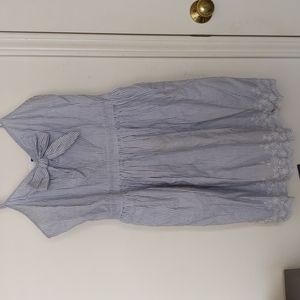 Superdry stripped sun dress M